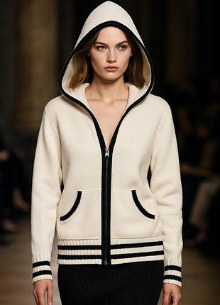 Шерстяний світер h&m кофта на замку