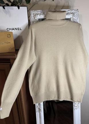 Свитер гольф кашемир оверсайз massimo dutti