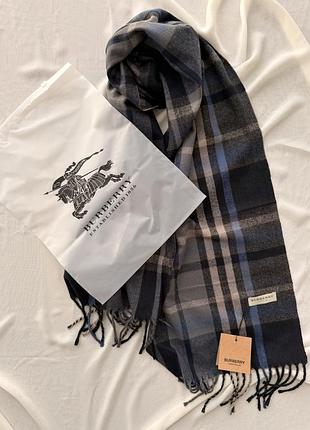 Шарф burberry / шарф барбері в клітинку 32*180см