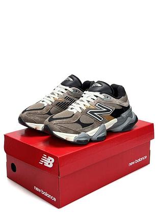 Жіночі кросівки new balance 9060 brown grey black