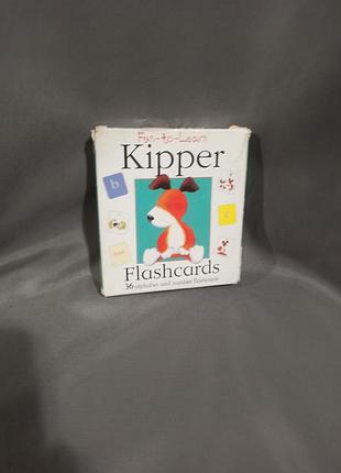 Набір дитячих карток fun-to-learn kipper flashcards за мотивами творів міка інкпена про собачку кіпера.