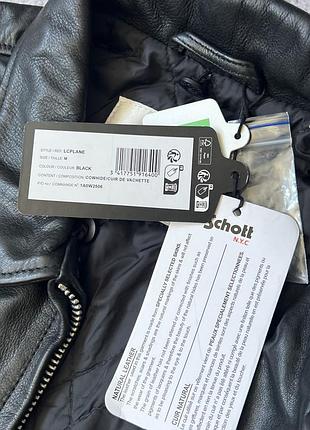Нова шкіряна куртка бомбер schott nyc lcplane 4