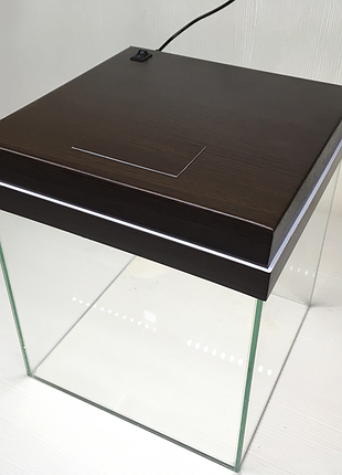 Аквариум nanocube 16 л с led венге