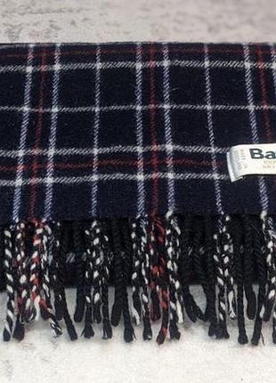 Шарф унісекс barbour у клітинку, чорний