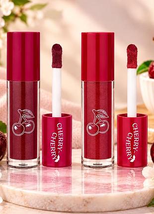 Блиск для губ glambee lip gloss cherry-cherry (тон 02 / тон 03), 4.1 г