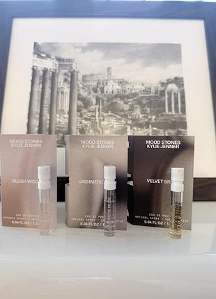 Набір mood stones kylie jenner cashmere muse, blush wood, velvet 3*1,2 ml
