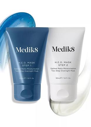 Двоетапна нічна маска для обличчя medik8 h.e.o mask