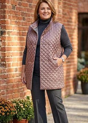 Стильный двусторонний стеганый жилет (oversize)