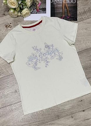 Светло-желтая женская футболка lee cooper, р.s-m