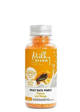 Бісер для ванн 80г пляшка папая і манго тм milky dream