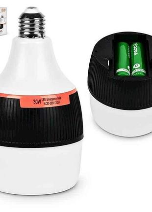 Аккумуляторная лампа 30w со сменными аккумуляторами по 2400mah r30785 тм китай