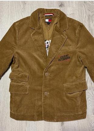 Піджак чоловічий tommy hilfiger вінтажний вельветовий коричневий