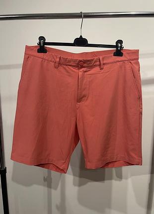 Чоловічі спортивні шорти adidas (golf) | розмір w38 (xl/2xl) | кораловий колір