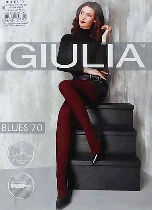 Колготки черный женские полиамидные классические blues 3d nero 70 den р.2 тм giulia
