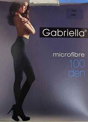 Колготки 100den серый полиамид gabriella 124 microfibre р.5 тм premier socks