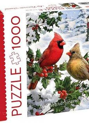 Пазл tactic birds on branch 1000 элементов «птички на ветке», артикул 59608