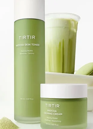 Тонік для обличчя tirtir matcha skin toner заспокійливий, зволожуючий