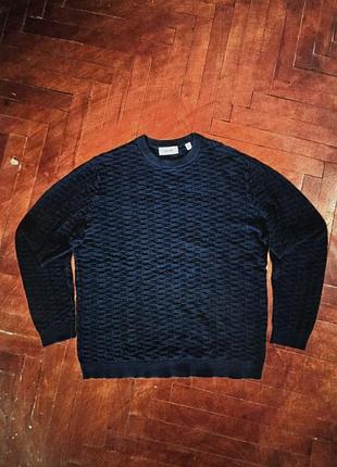 Светр чоловічий only & sons фактурний чорний xl