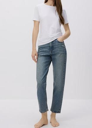 Джинси жіночі reserved mom fit сині розмір 36/s