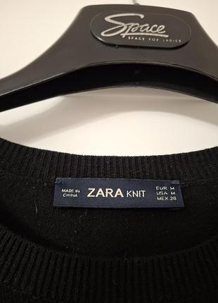 Zara джемпер с жемчужинами на рукавах 5