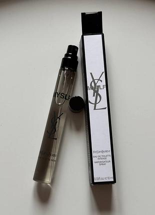Yves saint laurent myslf  eau de toilette intense фірмова мініатюра 10мл