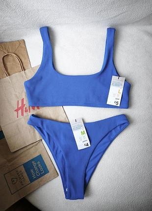 Купальник с топом primark плавки р m,  топ р. l