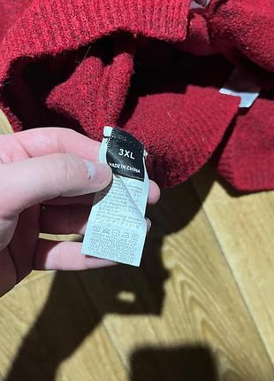 † wine red satin bow oversized cardigan 4