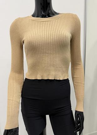 Бежевий лонг zara