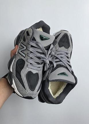 New balance 9060 | fur 
• grey