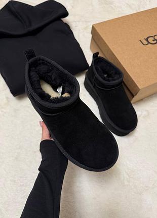 ❄️ugg ultra mini platform black 2