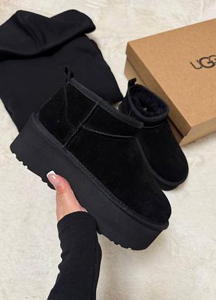 ❄️ugg ultra mini platform black