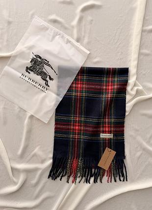 Шарф burberry blue шарф барберрі синій кашемір