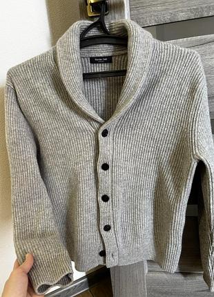 Кардиган чоловічий massimo dutti сірий m