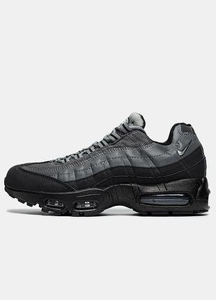 Чоловічі кросівки nike air max 95 "grey black"🩶🖤