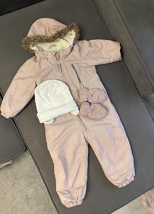 Зимовий комбінезон для дівчинки