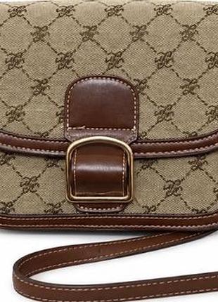 Сумка для жінок, бежево-коричнева, з візерунком👜