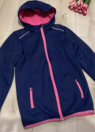 Куртка-кофта  softshell софтшелл на флісі,8-10років.