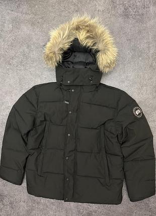 🛍 canada goose puffer jacket | black logo 🖤