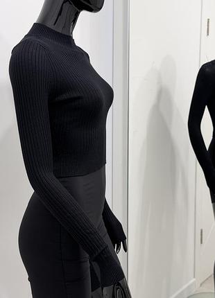 Чорний лонг zara 3