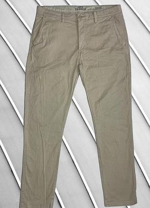 Мужские брюки levi's w36 l32 us eu52 ua52 бежевые chinos чинос хлопковые брюки суженные книзу мужские классические брюки