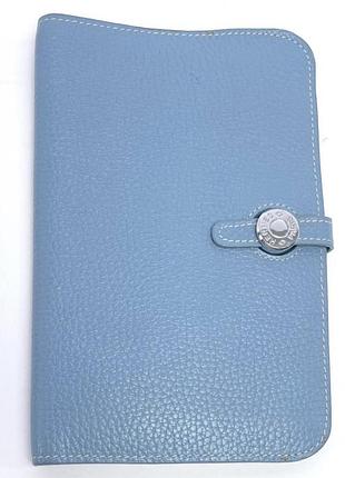 Органайзер для женщин hermes, голубой, кожаный