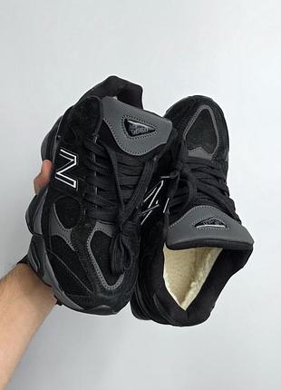 New balance 9060 | fur 
• black •