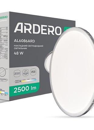 Світлодіодний накладний світильник ardero al6086ard moda 48вт