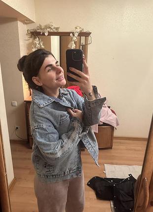 Куртка жіноча джинсова зимова блакитна