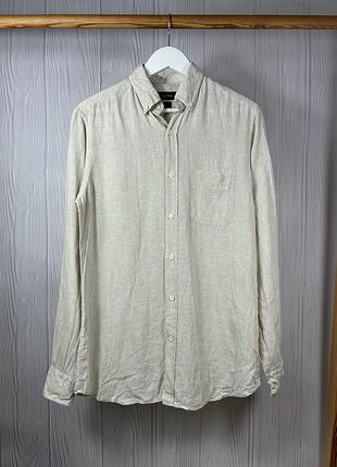 Massimo dutti linen преміальна лляна сорочка old money оригінал розмір s