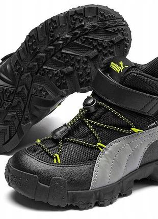 Детские демисезонные зимние хайтопы сапоги ботинки кроссовки ботинки puma maka puretex v