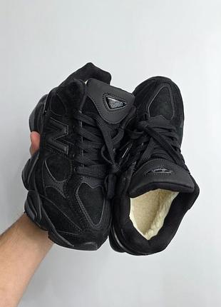 New balance 9060 | fur 
• black •