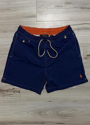 Нейлоновые шорты поло ральф лорен polo ralph lauren traveler swim shorts, l, оригинал