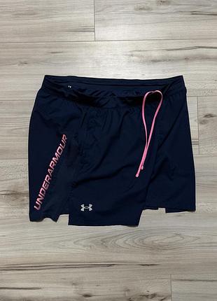 Спортивные беговые шорты андер армор under armour speedpocket running, xxl, оригинал