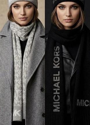 Женские подарочные наборы шапка и шарф michael kors